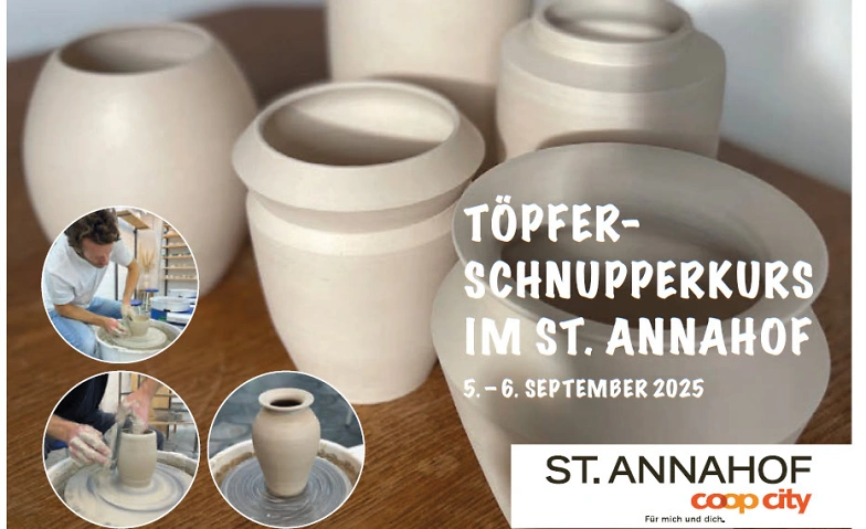 T&ouml;pfer-Schnupperkurs im Coop City St. Annahof Billets