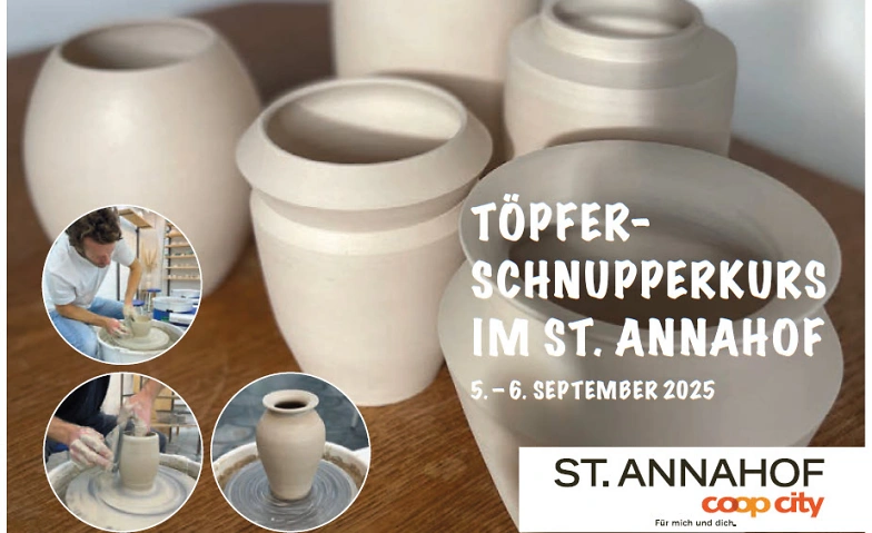 T&ouml;pfer-Schnupperkurs im Coop City St. Annahof Billets