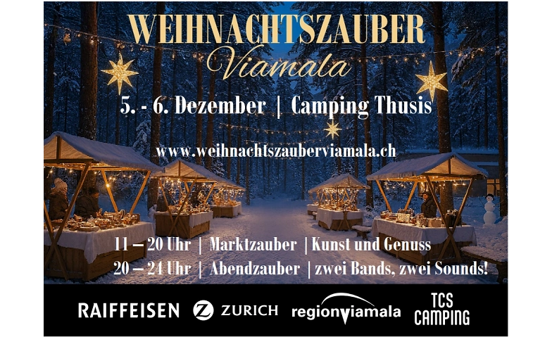 Weihnachtszauber Viamala Tickets