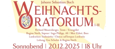 Event-Image for 'Bach: Weihnachtsoratorium I-III'