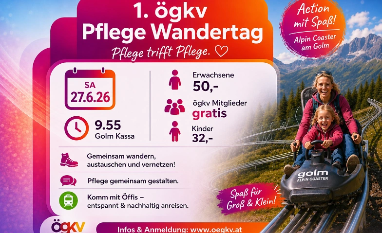 1.&Ouml;gkv Pflege Wandertag Tickets