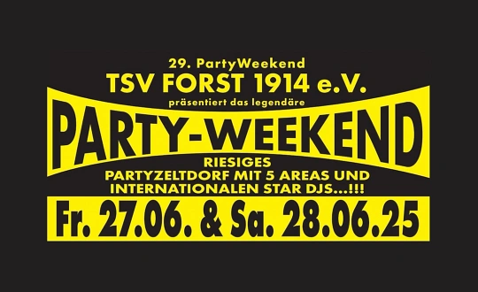 Sponsoring-Logo von Freitag Party-Weekend 2025 Event