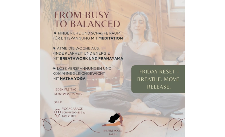 Friday Reset Yoga &ndash; Breathe. Move. Release. Billets