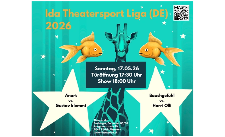 Ida Theatersport Liga 17.05.2026, DE Tickets