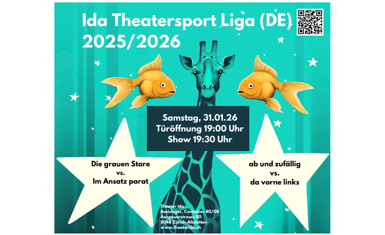 Ida Theatersport Liga 31.01.2026, DE Tickets