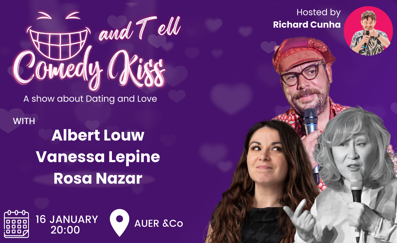 Comedy Kiss &amp; Tell Billets