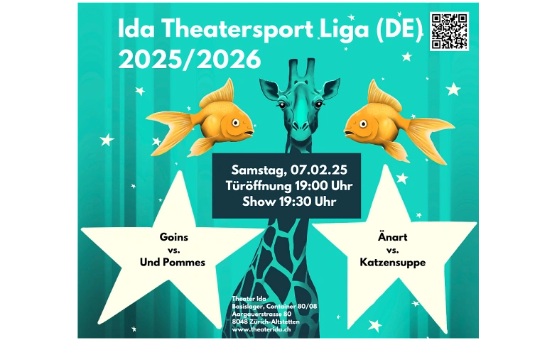 Ida Theatersport Liga 07.02.2026, DE Tickets