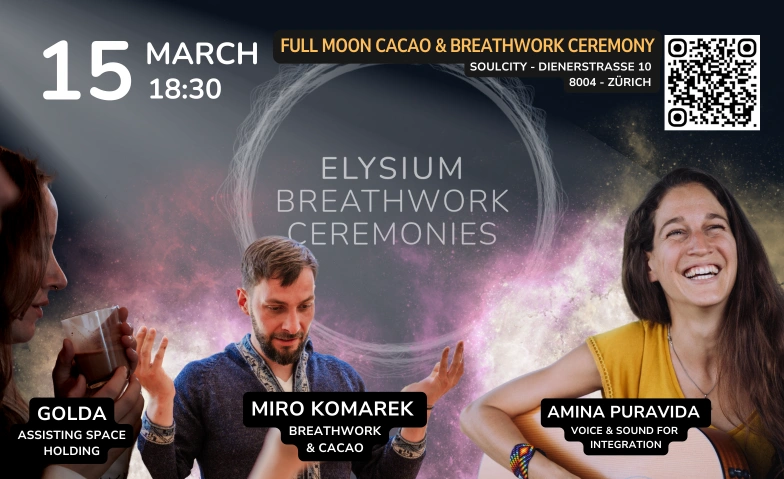 Full Moon Cacao & Breathwork Ceremony Soul City, Dienerstrasse 10, 8004 Zürich Tickets