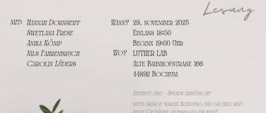 Event-Image for 'Lesung: „Was uns eint und was uns trennt“'