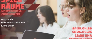 Event-Image for 'Spielr&auml;ume &ndash; ein immersives Chorkonzert'
