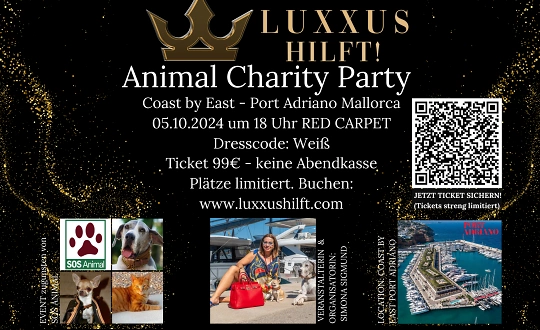 Sponsoring-Logo von LuXXusHilfT AnimalCharity-WhiteParty Event