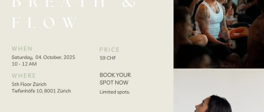 Event-Image for 'BREATH & FLOW – Breathwork & Hatha Yoga in Zürich'