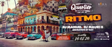 Event-Image for 'RITMO de &laquo;Baila-Conmigo&raquo; / FR 20. FEB @ QUARTIER Klub'