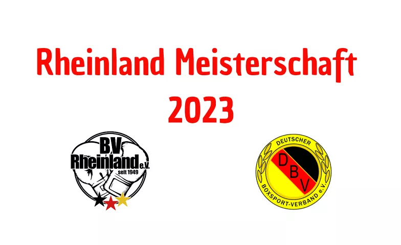 Rheinland Meisterschaft 2023 / Boxverband Rheinland Box-Ring Westerwald Tickets