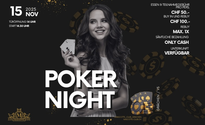 Poker Night im Mascotte Tickets