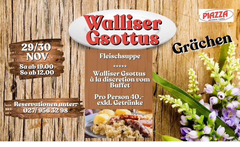 Walliser &quot;Gsottus&quot; Tickets