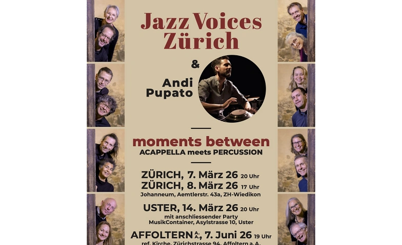 JazzVoices Z&uuml;rich &amp; Percussion &ndash; Moments Between Billets