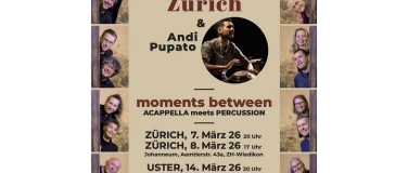 Event-Image for 'JazzVoices Zürich & Percussion – Moments Between'