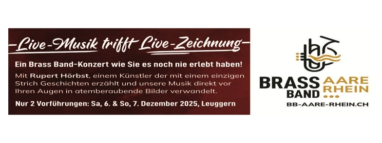 Unterhaltungskonzert "Klangfarben" der Brass Band Aare-Rhein Mehrzweckhalle, Parkplätze vor Ort, Härdlestrasse 2, 5316 Leuggern Tickets