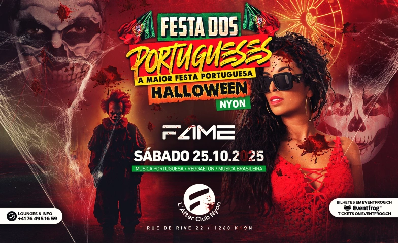 Festa Dos Portugueses @Nyon L'After Club L'AFTER CLUB NYON, Rue de Rive 22, 1260 Nyon Tickets