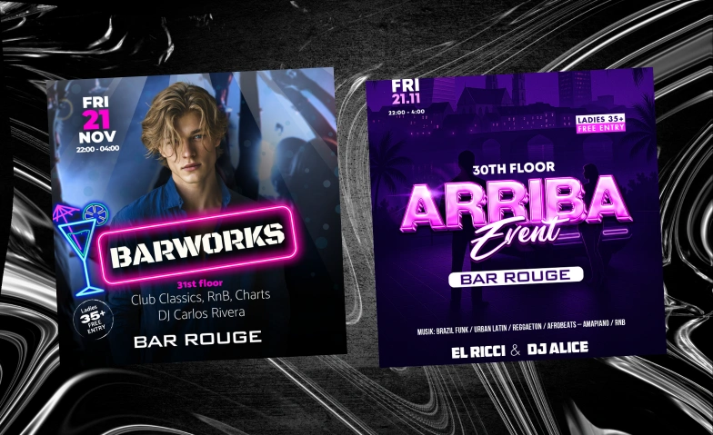 BARWORKS x Arriba Bar Rouge - Rooftop Bar & Club, Messeplatz 10, 4058 Basel Billets