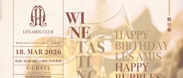 Event-Image for 'Wine Tasting Les Amis.Club Aarau'