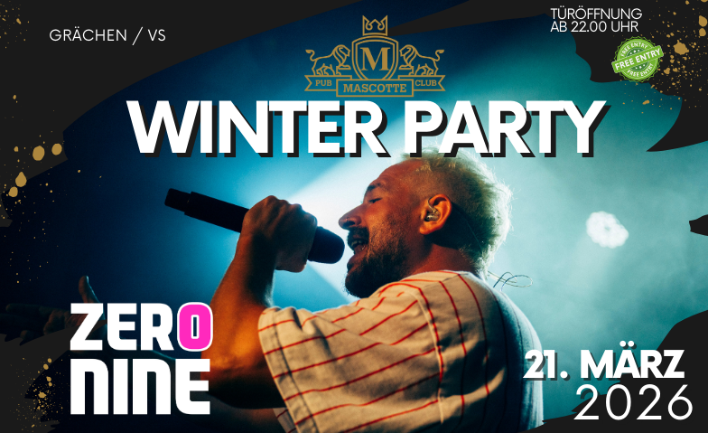 Winterparty mit Zero Nine Tickets