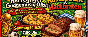 Event-Image for 'Kulinarik-WM: Hackbraten mit K&auml;sesp&auml;tzle & Deutschland'