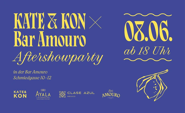 Event-Image for 'KATE & KON x Bar Amouro Aftershowparty'