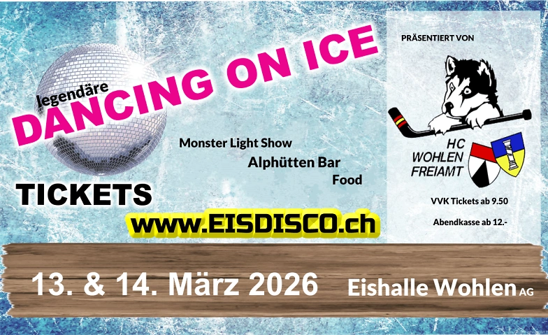 Eisdisco *DANCING ON ICE" Tickets
