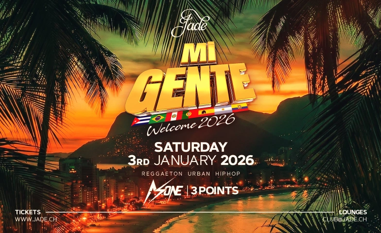 MI GENTE @JADE CLUB Z&Uuml;RICH Jade Club, Pelikanplatz, 8001 Z&uuml;rich Tickets