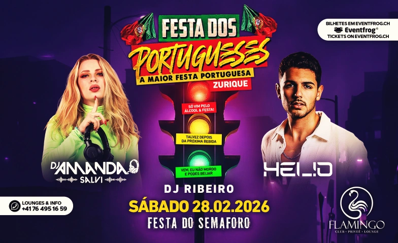 FESTA DOS PORTUGUESES @FLAMINGO CLUB ZURIQUE Flamingo Club, Limmatstrasse 65, 8005 Z&uuml;rich Tickets