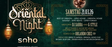 Event-Image for 'Oriental Night • soho basel • Belly Dance show • 21.03.26'