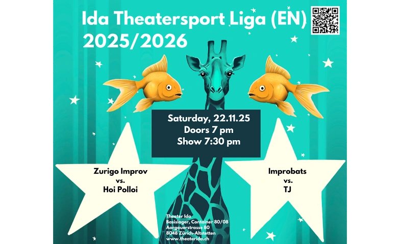 Ida Theatersport Liga 22.11.2025, EN Billets