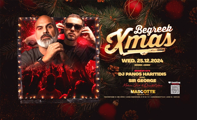 BEGREEX XMAS Mascotte Club Zürich, Theaterstrasse 10, 8001 Zürich Tickets