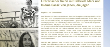Event-Image for 'Literarischer Salon mit Gabriela Merz und Isl&egrave;me Sassi'