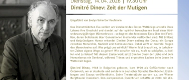 Event-Image for 'Dimitr&eacute; Dinev: Zeit der Mutigen'