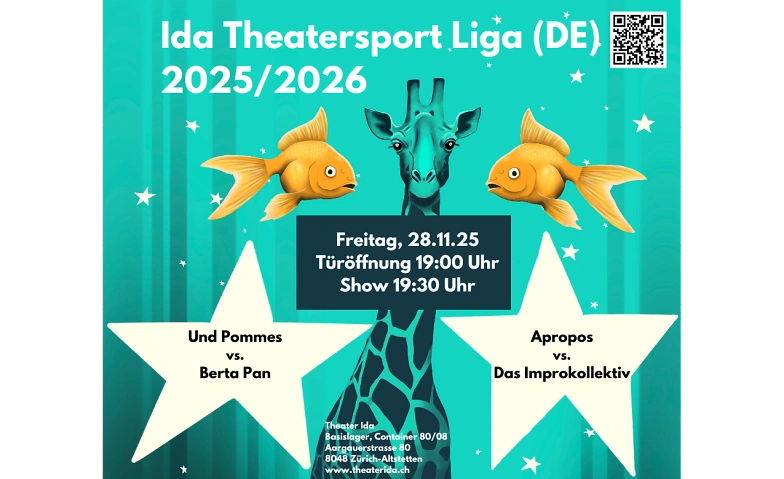 Ida Theatersport Liga 28.11.2025, DE Billets