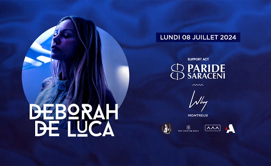 Sponsoring logo of DEBORAH DE LUCA @ WHY MONTREUX event