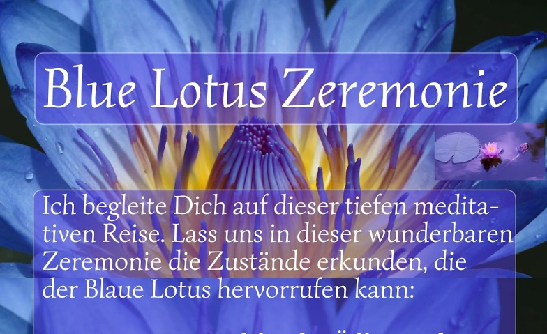 Blue Lotus Zeremonie Tickets