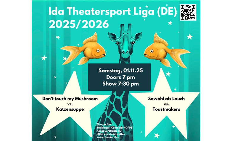 Ida Theatersport Liga 01.11.2025, DE Tickets