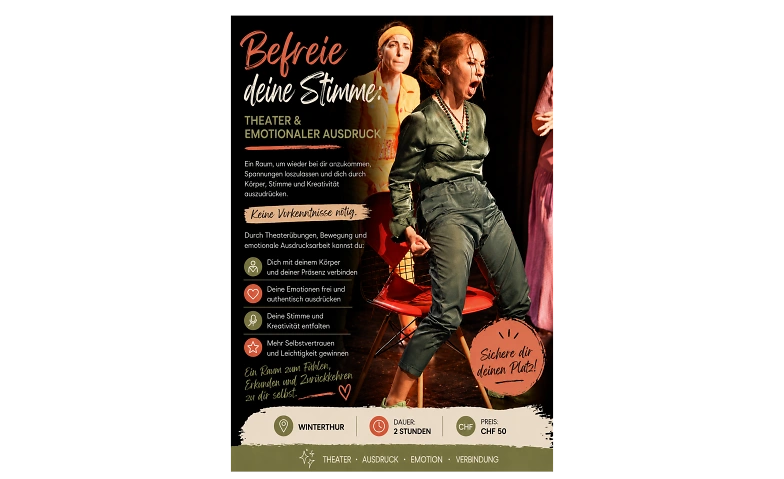 Befreie deine Stimme &ndash; Ausdruck &amp; Pr&auml;senz Workshop Tickets
