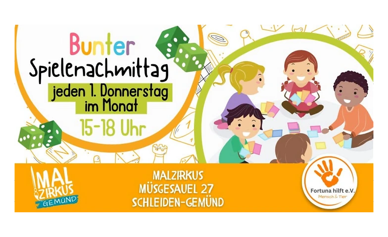 Bunter Spielenachmittag Tickets