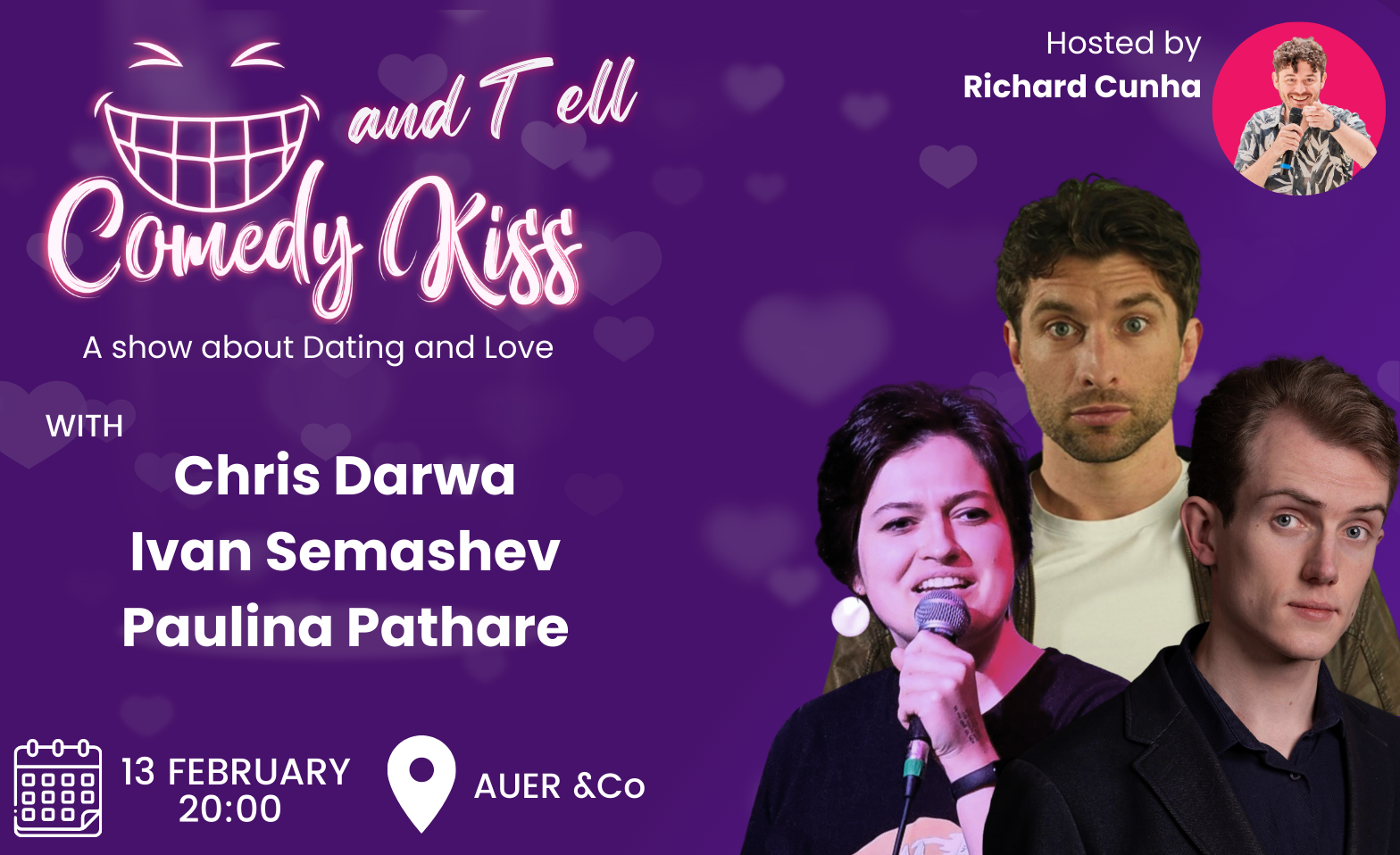 Comedy Kiss &amp; Tell Tickets