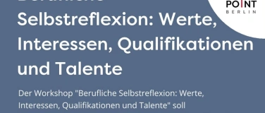 Event-Image for 'Berufliche Selbstreflexion: Werte, Interessen, Qualifikation'