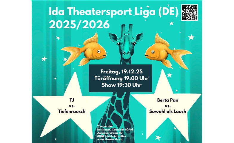 Ida Theatersport Liga 19.12.2025, DE Tickets