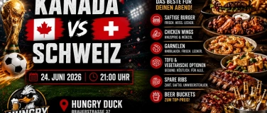 Event-Image for 'KANADA GEGEN SCHWEIZ &ndash; FUSSBALL, GENUSS UND G&Auml;NSEHAUT-MOMENT'