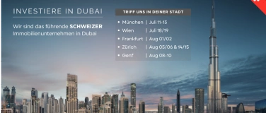 Event-Image for 'Investiere in den Dubai Immobilienmarkt - Europa Tour'