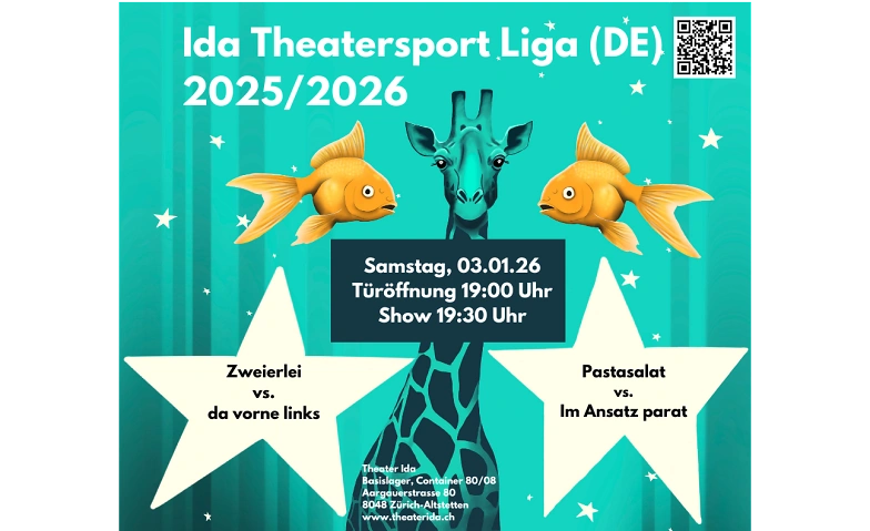 Ida Theatersport Liga 03.01.2026, DE Tickets