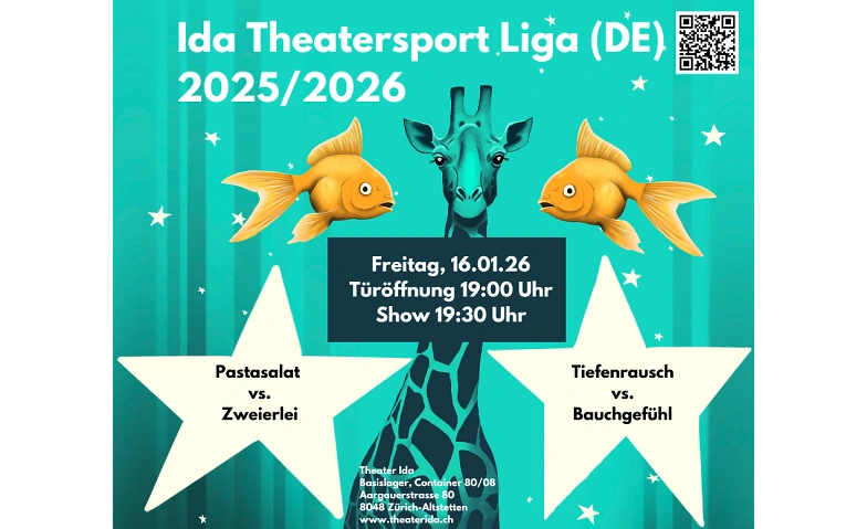 Ida Theatersport Liga 16.01.2026, DE Tickets